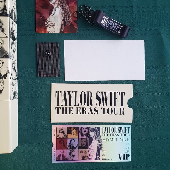 Taylor Swift VIP Box (not canvas tote) VIP Lanyard, posters, cards, pin, ticket~ - Picture 9 of 10